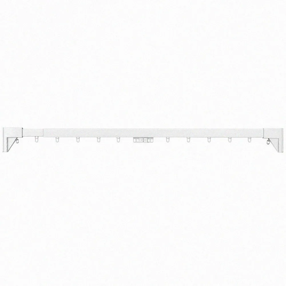 【NITORI 宜得利家居】免鑽孔伸縮窗簾軌 TR1 WH 110-150(免鑽孔 伸縮窗簾軌 窗簾軌 窗簾)