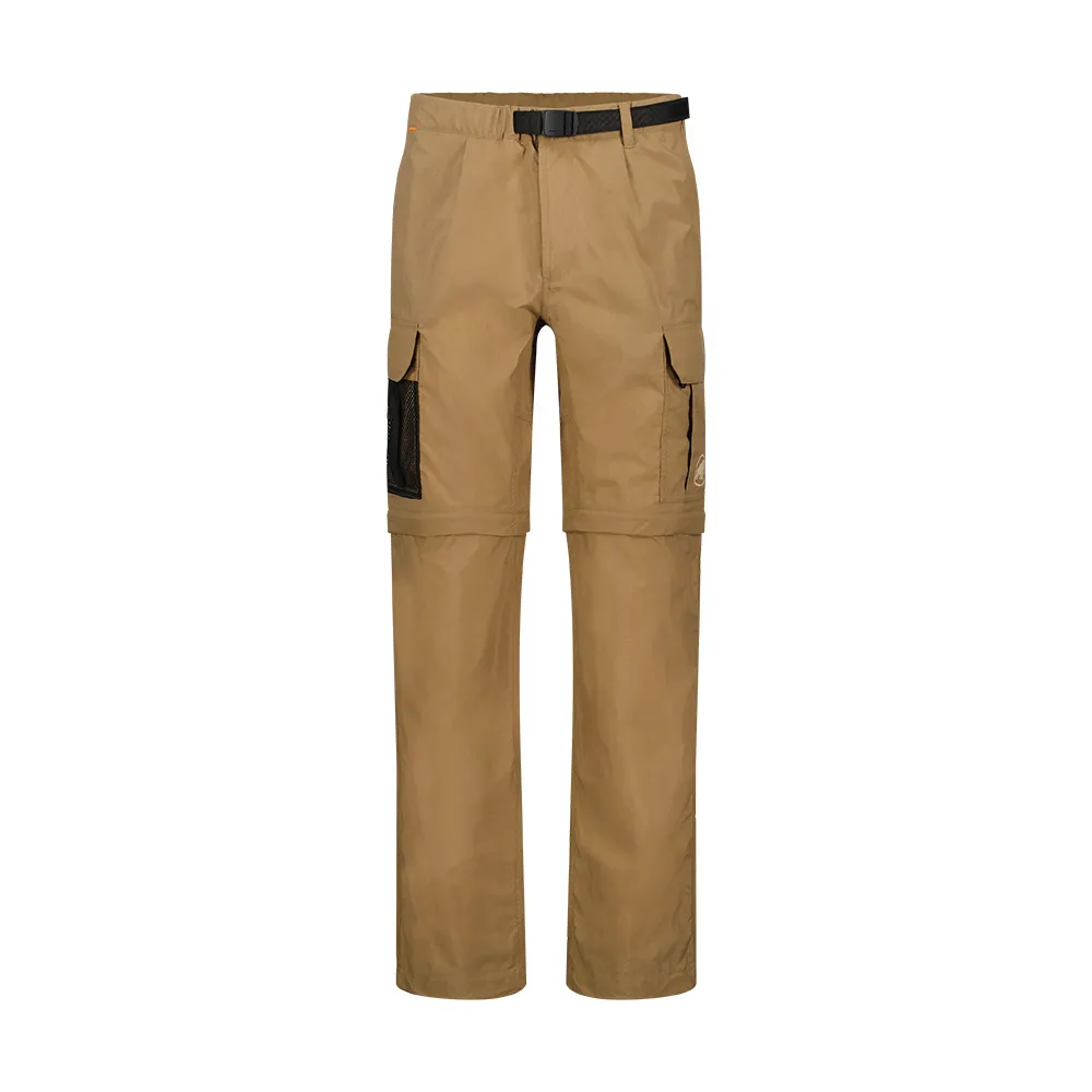 【Mammut 長毛象官方直營】Hiking Cargo 2in1 Pants AF 日系經典兩截式工作長褲 深沙褐 男款 #1022-02260