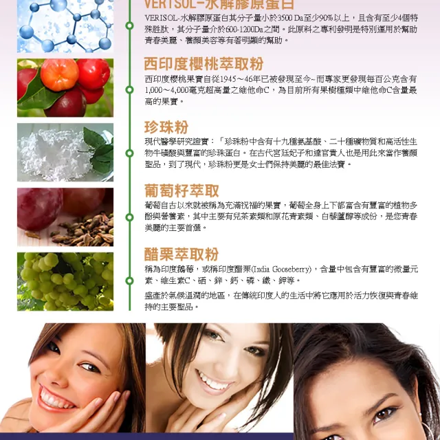 【草本之家】水解膠原蛋白膠囊3入組(120粒/入)(膠原蛋白.西印度櫻桃. 珍珠粉.葡萄籽.醋栗)