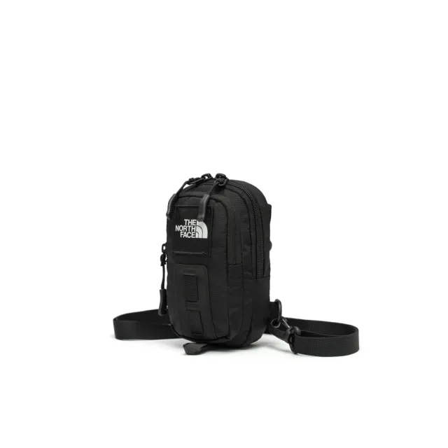 【The North Face】北面男女款黑色DWR防潑水休閒單肩包|8JCGJK3 斜背包