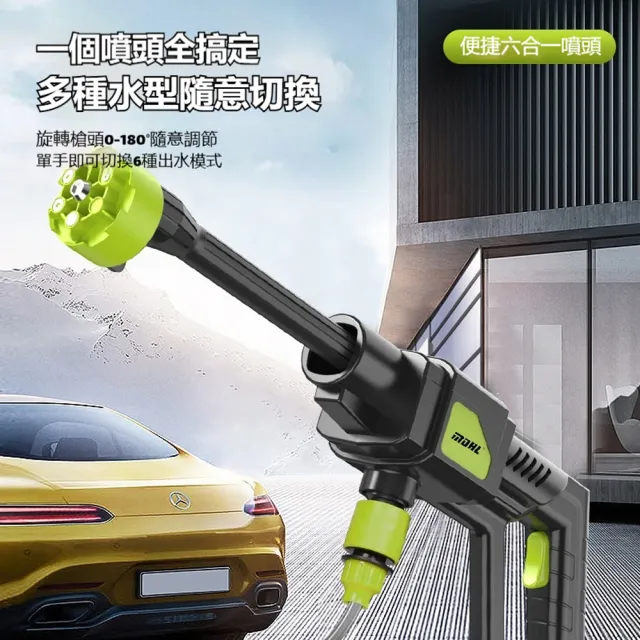 【ANTIAN】無線高壓大功率洗車水槍 多功能強力清洗水槍 電動加壓噴水槍 洗車機 家車兩用