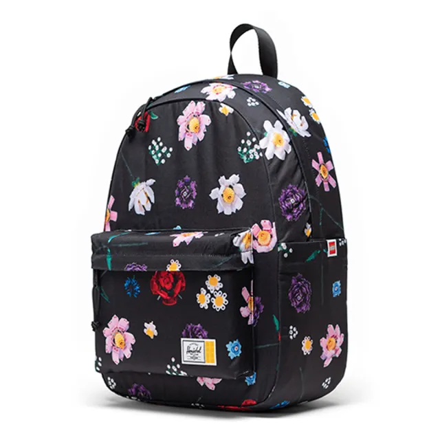 【Herschel】官方直營 LEGO® 樂高聯名列系列- 26L滿版花朵大容量後背包黑色