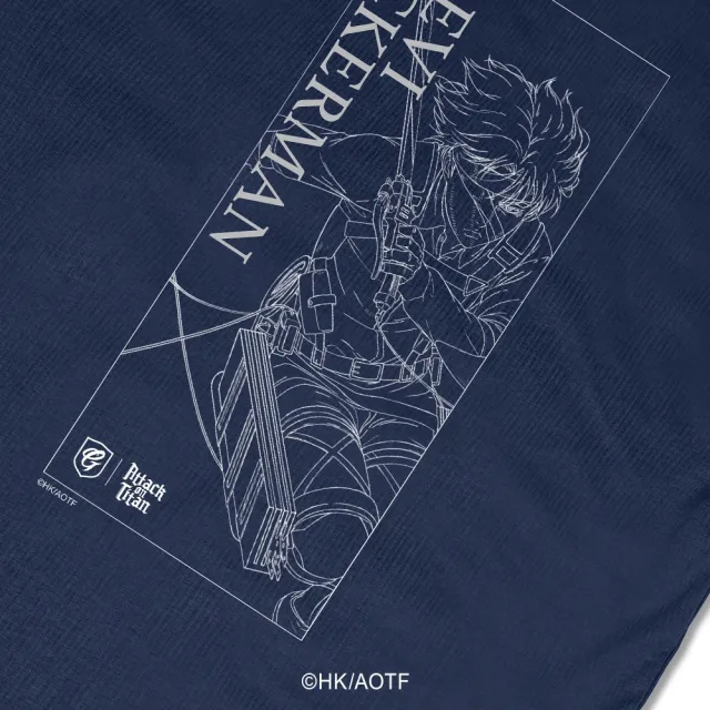 【富邦悍將】進擊的巨人 聯名角色線稿短TEE (里維/艾連_XS-3XL)