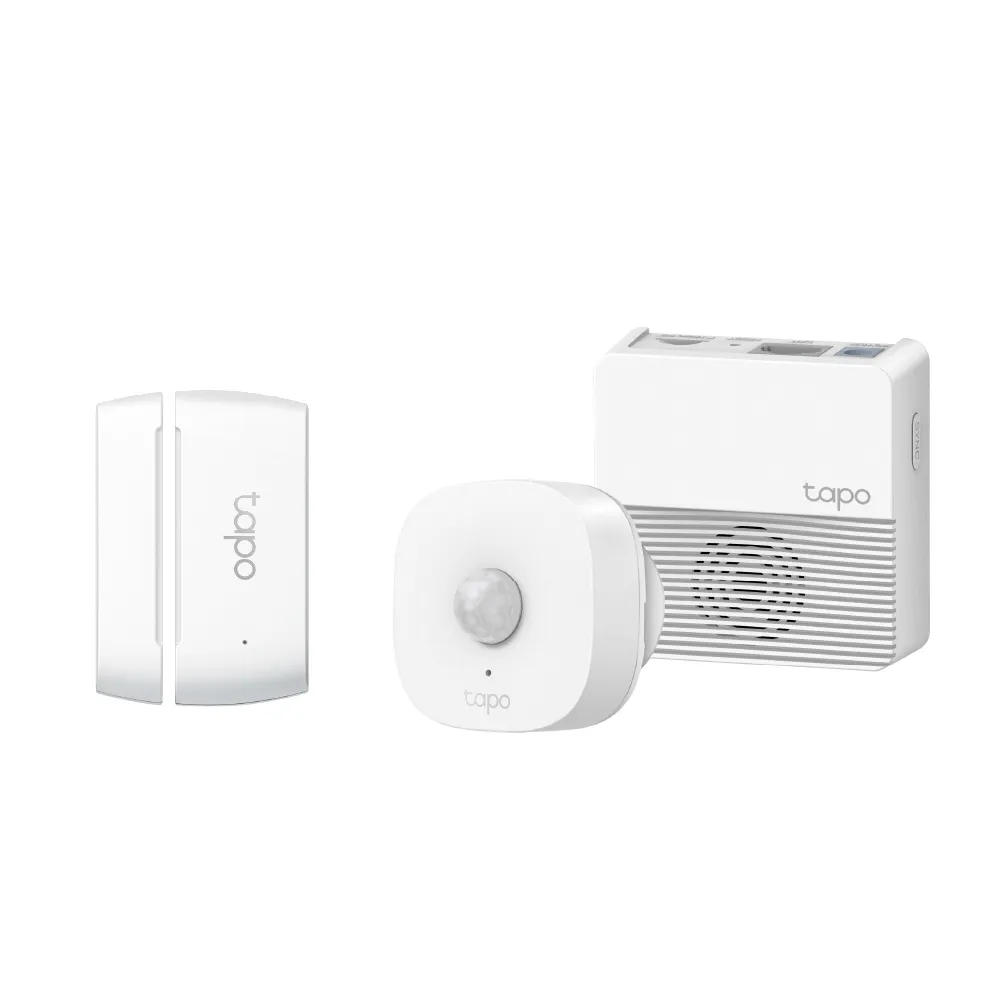 老人照護組【TP-Link】Tapo T110門窗感應+T100行動感應+H200智慧網關 app通知紀錄 警報觸發 防盜