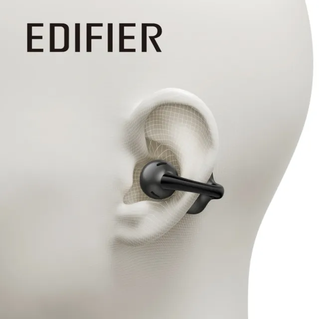 【EDIFIER】Comfo Q 開放式耳夾藍牙耳機（IP56 防塵防水｜專屬APP｜雙設備連接｜運動耳機)
