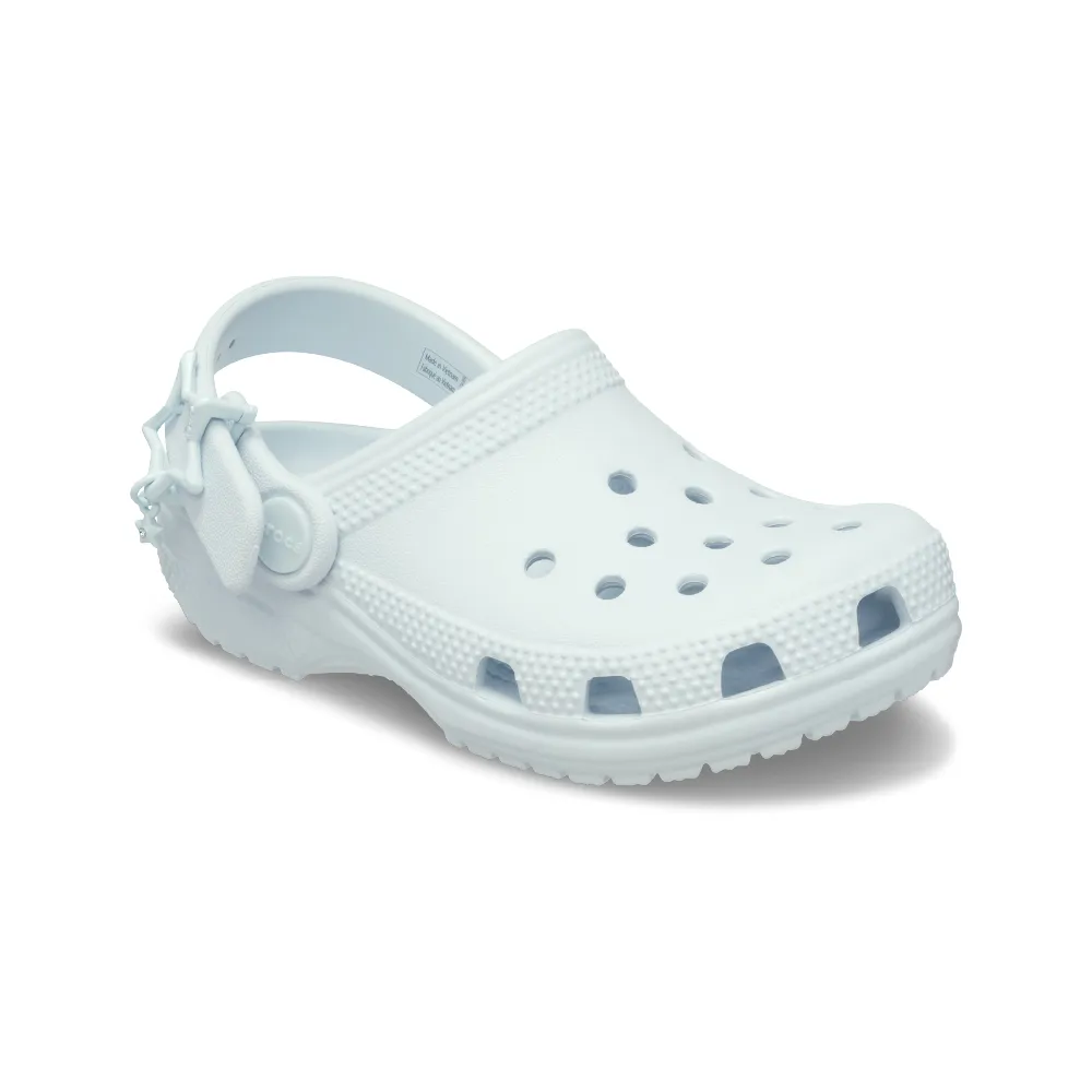 【Crocs】童鞋 大童 經典星型扣克駱格 洞洞鞋 天空冰色(213941-5EW)