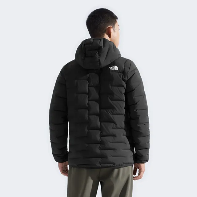 【The North Face】北面男款黑色DWR防潑水羽絨外套|8DWVJK3