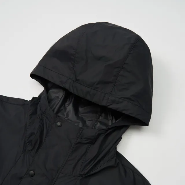【The North Face】北面男款黑色DWR防潑水防曬連帽外套｜8DGDJK3 抗UV