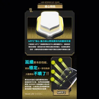 【Luzz】地獄火Inferno2 M1 破曉 職業級匹克球拍 Pickleball Paddle 碳纖維  UPA-A認證 MPP發泡球拍
