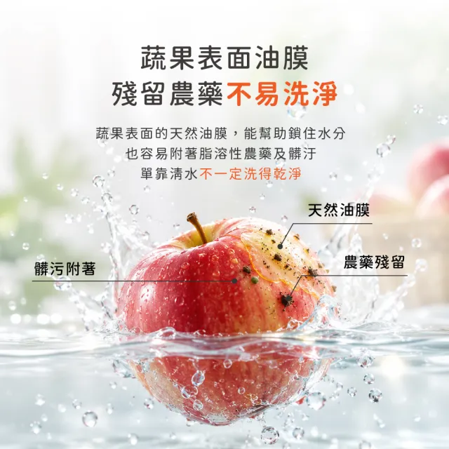 【淨毒五郎】蔬果奶瓶清潔劑補充瓶1000ml-三入組.(可洗蔬果 奶瓶清潔)