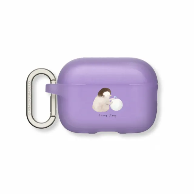【RHINOSHIELD 犀牛盾】AirPods Pro2/Pro/第3/2/1代 無線耳機保護殼/涼丰系列-小企鵝滾雪球(涼丰)