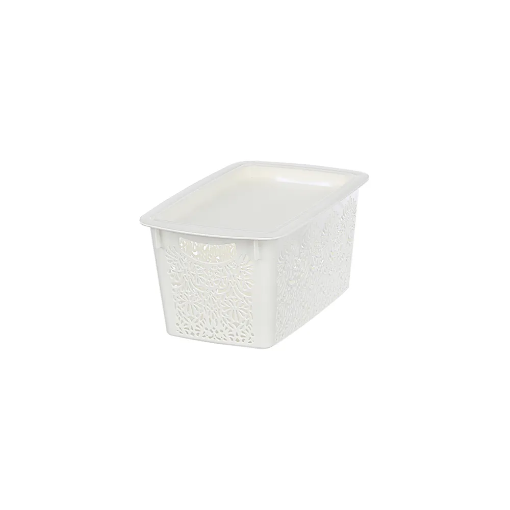 【KEYWAY 聯府】哲學家收納籃-3入組合-1大2中(附蓋 置物籃 MIT台灣製造)