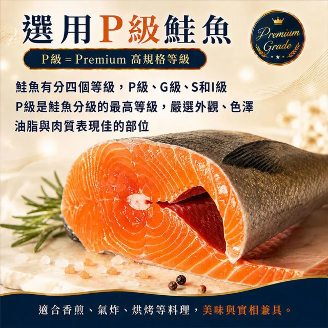 【優鮮配】健身餐拼盤鮭魚5片+特大鯛魚清肉5片免運組
