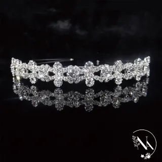 【NANA】娜娜 甜美新娘韓版時尚水鑽珍珠裝飾髮箍/頭飾(水鑽 珍珠 髮箍 頭飾)