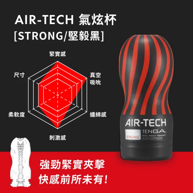 【TENGA官方直營】AIR-TECH 氣炫杯(重複使用 情趣用品 日本空氣飛機杯 自慰套 自慰器 自慰杯)
