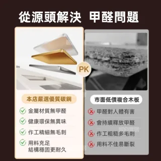 【靚白家居】無甲醛收納衣櫃碳鋼大容量 100CM S591(防塵衣櫥 四門收納櫃 更衣室衣帽架 兩門衣櫃)