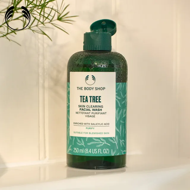 【THE BODY SHOP 美體小舖】茶樹淨膚深層潔面膠-250ML(淨化毛孔)