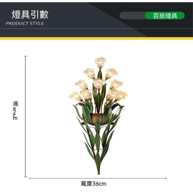 美式復古壁燈 法式田園牆燈 現代簡約床頭燈 客廳電視牆臥室裝飾照明燈具