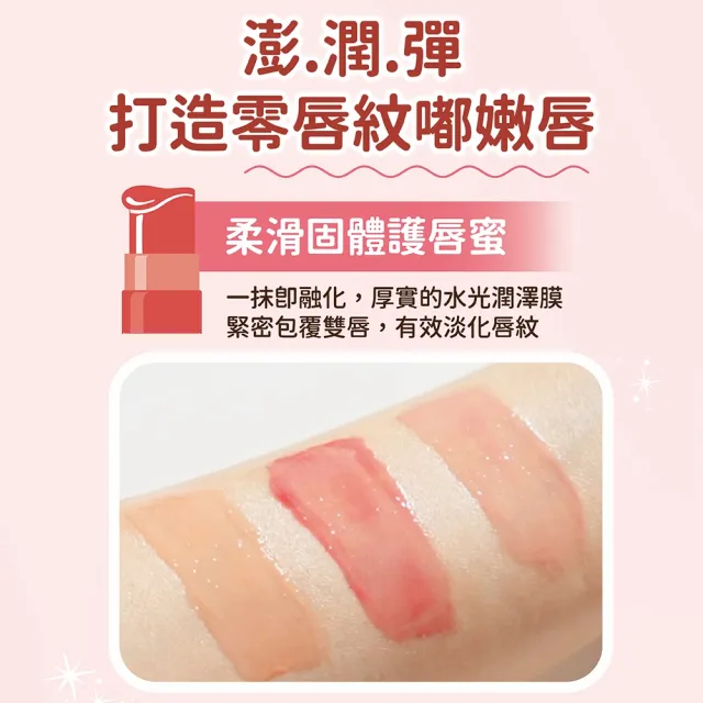 【曼秀雷敦】Lip Fondue水光豐潤護唇蜜3.2g 2入 蜜光嫩粉/裸杏/莓紅(水光潤澤膜 持久光澤 淡化唇紋 涼感)
