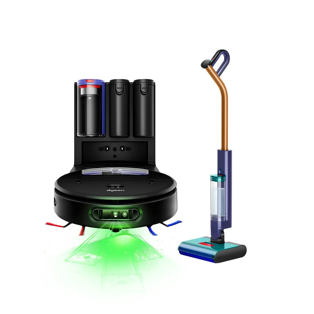 【dyson 戴森】RB05 Spot+Scrub Ai 掃拖機器人 + 深層潔淨洗地機 DW50 (超值組)