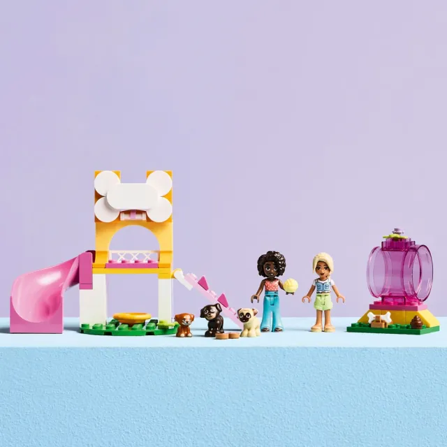 【LEGO 樂高】Friends 42665 小狗遊樂場(玩具動物 家家酒 娃娃屋 兒童積木 互動遊戲 角色扮演 益智 禮物)