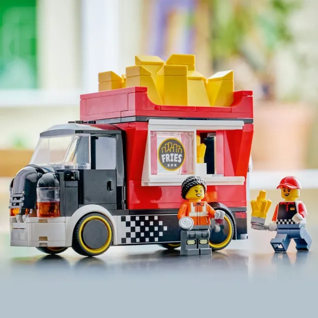 【LEGO 樂高】城市系列 60488 薯條餐車(玩具車 角色扮演 家家酒 互動游戲 兒童積木 禮物 5歲 送禮推薦)