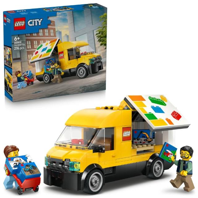 【LEGO 樂高】城市系列 60500 樂高貨車(玩具車 角色扮演 STEM 兒童積木 工程車 模型 家家酒 禮物 6歲)