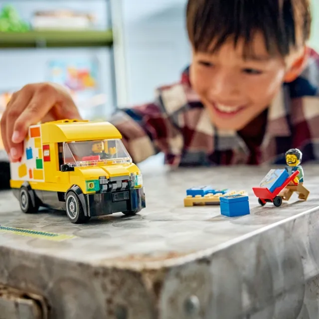 【LEGO 樂高】城市系列 60500 樂高貨車(玩具車 角色扮演 STEM 兒童積木 工程車 模型 家家酒 禮物 6歲)
