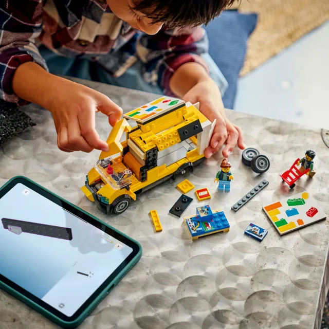 【LEGO 樂高】城市系列 60500 樂高貨車(玩具車 角色扮演 STEM 兒童積木 工程車 模型 家家酒 禮物 6歲)