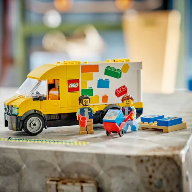 【LEGO 樂高】城市系列 60500 樂高貨車(玩具車 角色扮演 STEM 兒童積木 工程車 模型 家家酒 禮物 6歲)