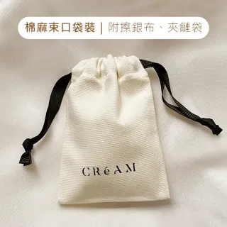 【CReAM】Double Cubic 西班牙純銀雙鑽鍍金色CZ鋯石女耳環