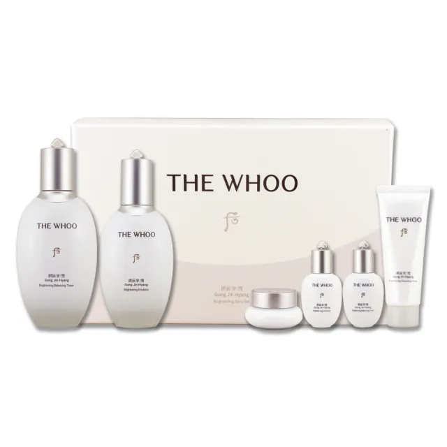 【WHOO 后】拱辰享雪珍珠凝潤保養禮盒（凝露150ML+20ML+凝乳110ML+20ML+水凝霜10ML+潔顏乳40ML）
