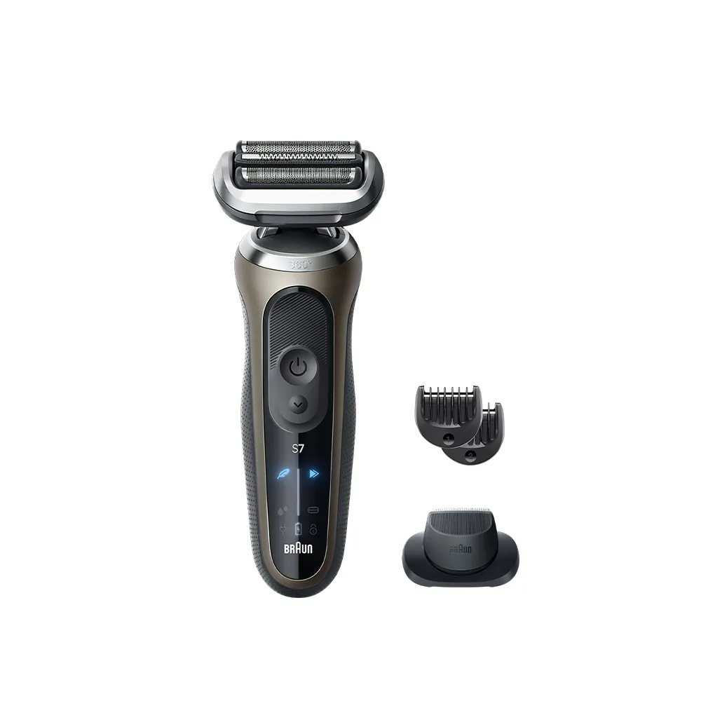 【BRAUN 百靈】7系列PRO 智能靈動電動刮鬍刀/電鬍刀-附鬢角刀 德國製造(72-C1500s)