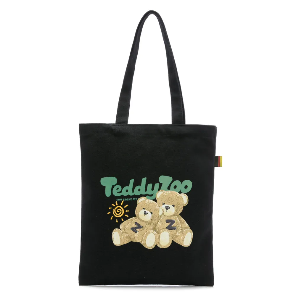 【Teddy Zoo】天然全棉純色Friendly帆布袋-TZB107
