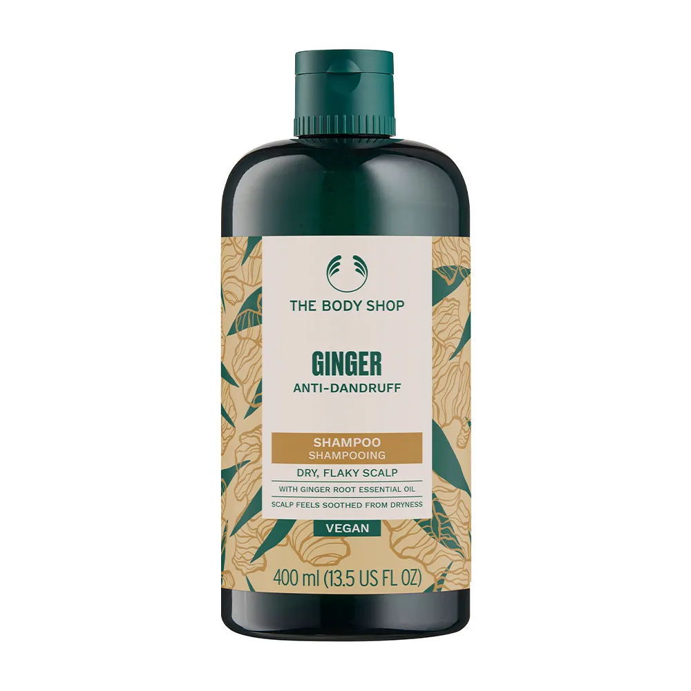 【THE BODY SHOP 美體小舖】薑根鏗活調理洗髮精-400ML