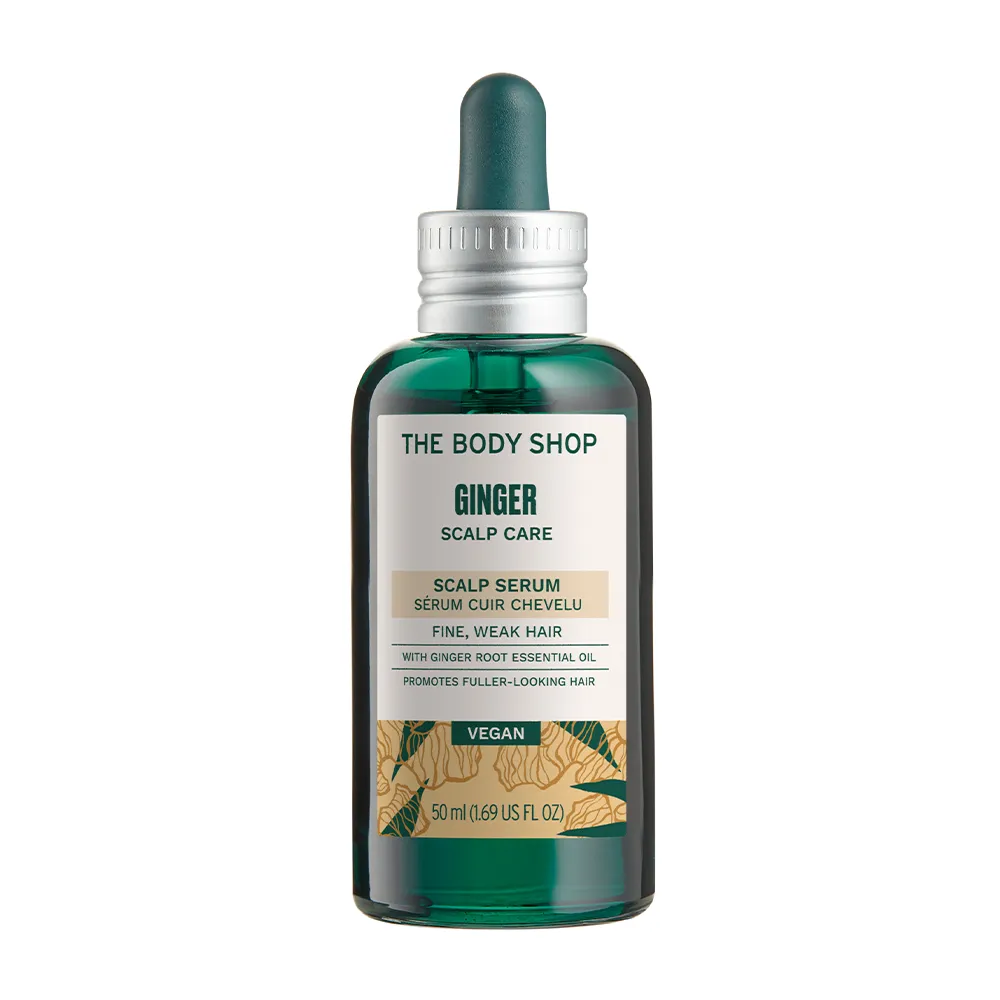 【THE BODY SHOP 美體小舖】薑根頭皮調理精華-50ML(頭皮養護)