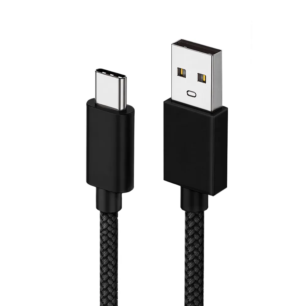 【ZA 喆安】USB 2.0 Type-C編織充電線1m USB-A to Type-C傳輸線 適用蘋果iPhone17/16/筆電/手機快充線