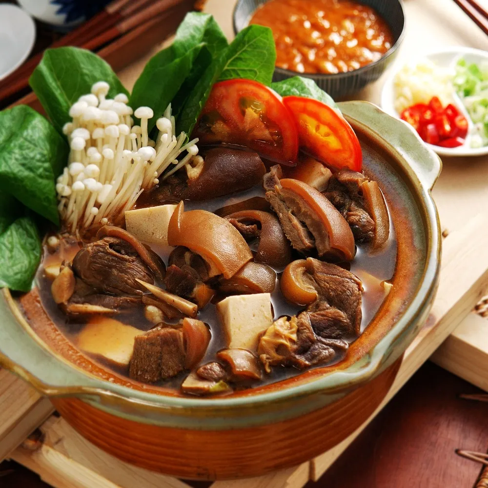 【土羊哥】紅燒羊肉爐_帶皮*2組(2440g/組;鍋物;年菜;含運;鍋物/火鍋/湯底/火鍋料/火鍋肉片)