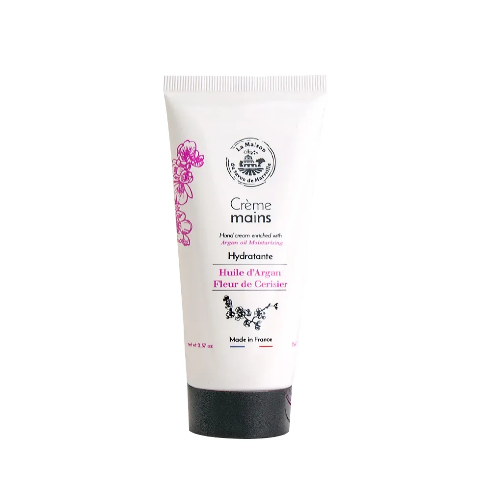 【PURESENCE 樸香氛】法國馬賽皂之家嫣彩櫻花滋潤護手霜(75ml)