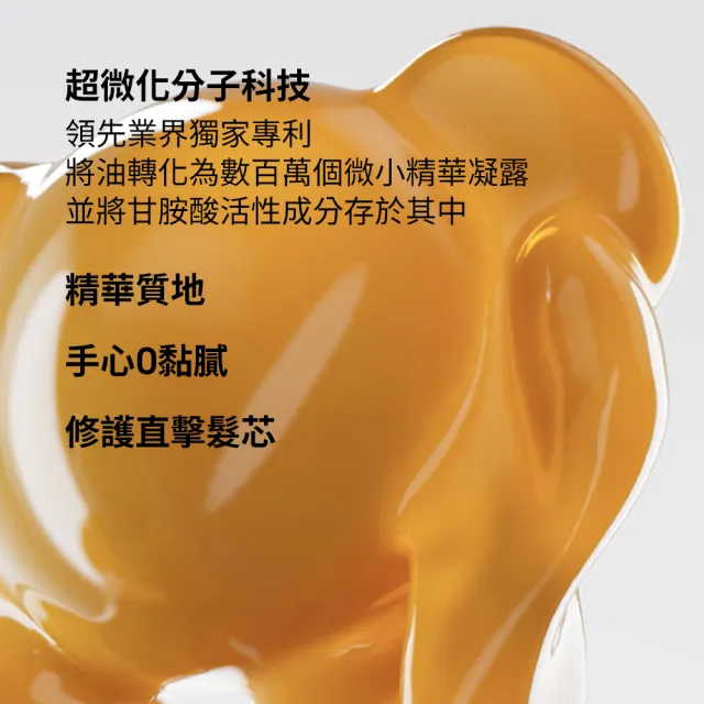【L’OREAL 巴黎萊雅PRO】絲漾博吸金喚彩抗躁護髮油50ml二入組(抗躁小金安瓶/瞬順系列/護髮/髮油/濕髮用)