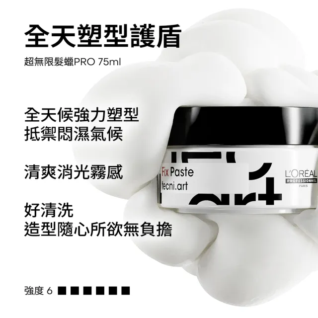 【L’OREAL 巴黎萊雅PRO】超無限髮蠟PRO 75ml