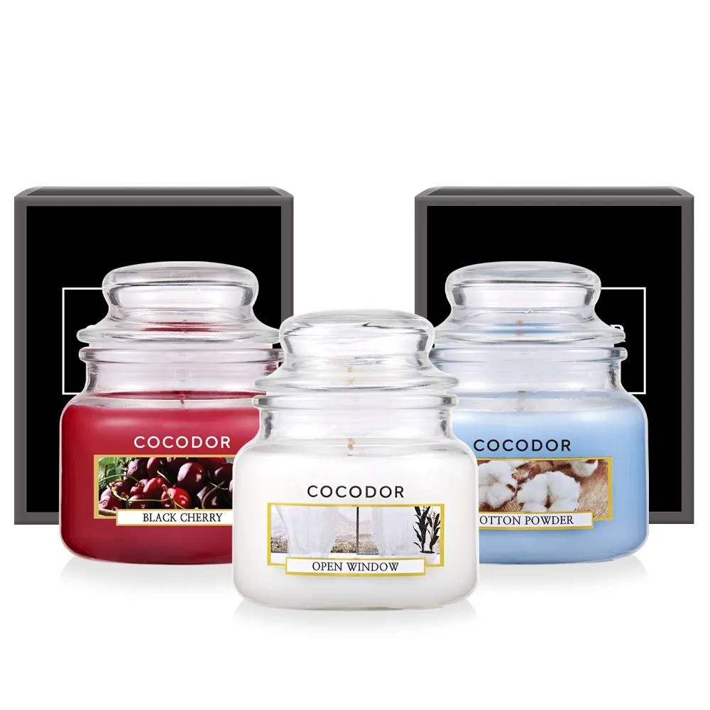 【COCODOR】香氛蠟燭95g x3入(多款任選/官方直營)