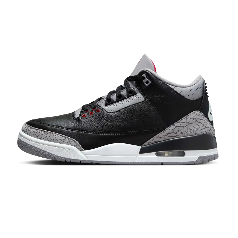 【NIKE 耐吉】休閒鞋 Air Jordan 3 OG Black Cement 黑水泥 老屁股 男鞋 DN3707-010