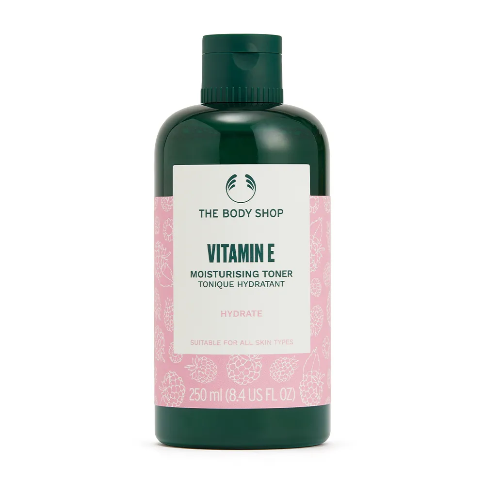 【THE BODY SHOP 美體小舖】維他命E保水調理水-250ML(化妝水)