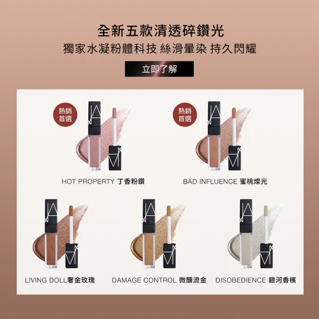 【NARS】官方直營 奢燦星河眼影蜜雙入組(任選)