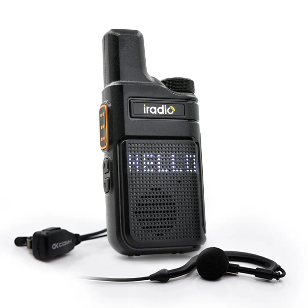【iradio】M8超迷你對講機-餐廳服務業最愛(送耳掛式耳機麥克風)