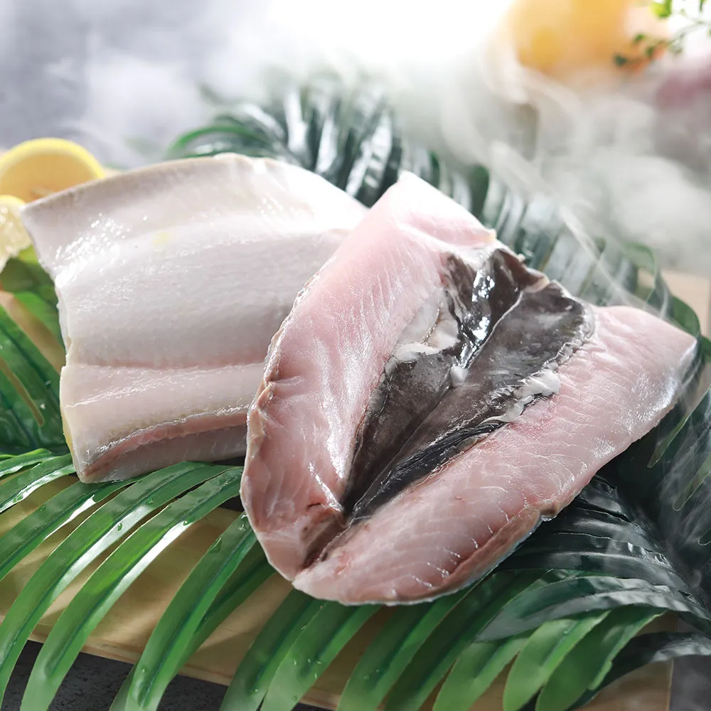 【鮮綠生活】台南XL超大片去刺虱目魚肚  共4包(220g±10%/片)