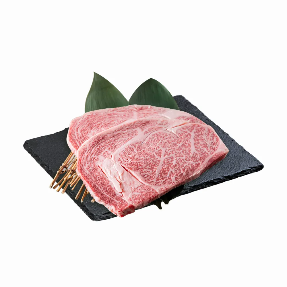 【勝崎生鮮】日本A5純種黑毛和牛肋眼牛排3片組(280公克±10% / 1片)