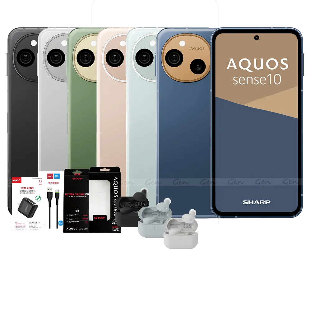 【SHARP 夏普】AQUOS sense10 5G 6.1吋(8G/256G/高通驍龍7sGen3/5030萬鏡頭畫素)