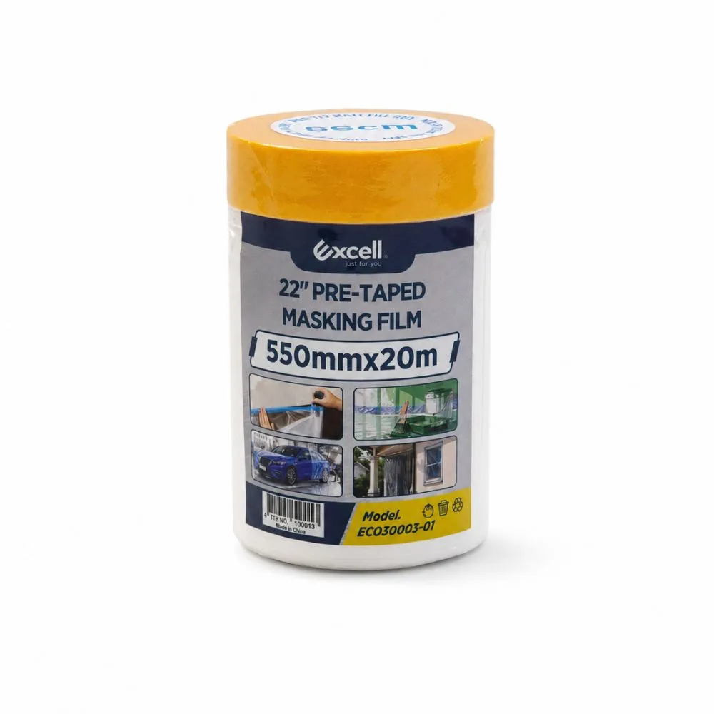 【Excell.tw】遮蔽防塵膜 55cm寬20M長｜靜電自動吸附不掉落 防水防污無痕撕 裝修清潔全方位防護